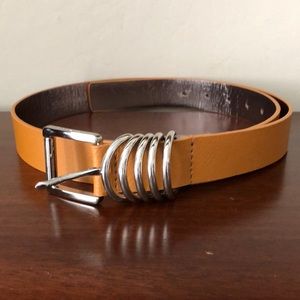 Michael Kors leather belt large 552105 camel color like new condition